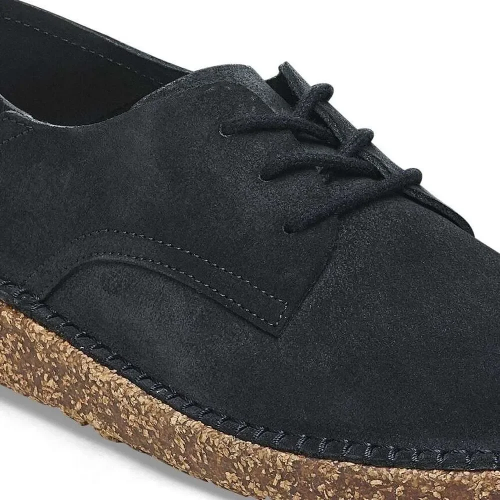 Birkenstock Gary Lace-Up Sneaker Black Suede US Women's 7 EU 38